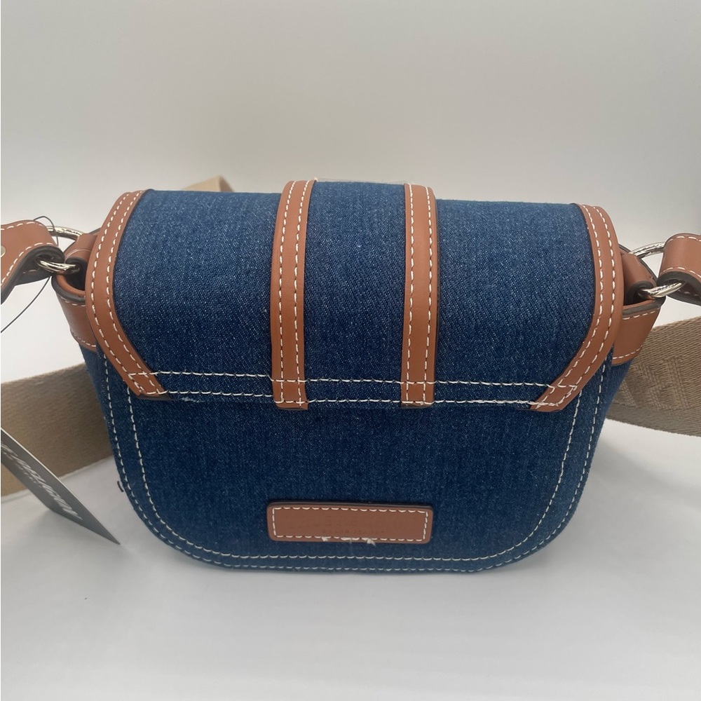 True Religion Denim Horseshoe Mini Crossbody NWT - Picture 2 of 8